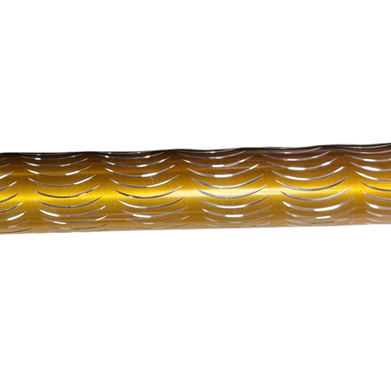 Aluminiowy karnisz z podwójnym półksiężycem Aluminiowy karnisz z podwójnym półksiężycem